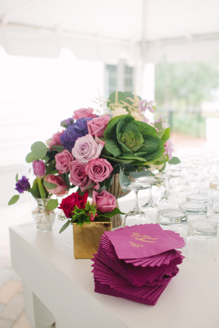 A Pink & Plum Modern Vintage Wedding via TheELD.com