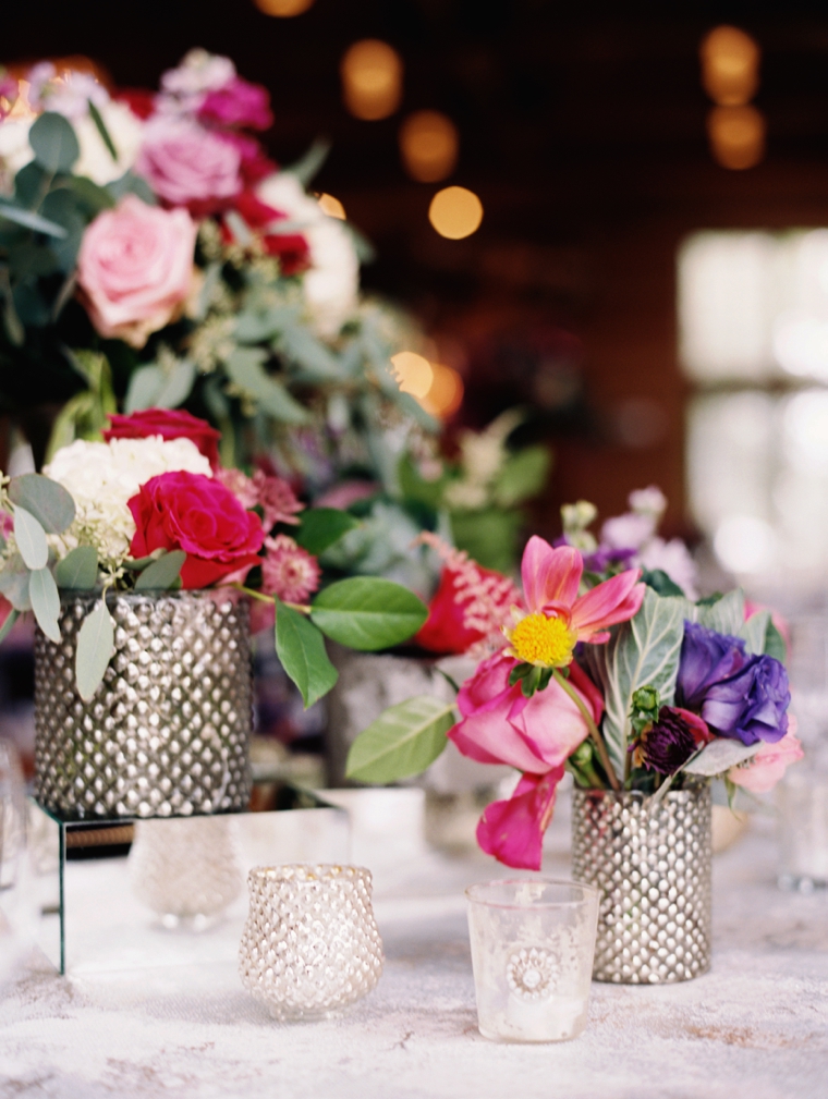 A Pink & Plum Modern Vintage Wedding via TheELD.com