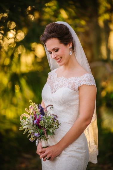 A Rustic Purple Florida Wedding via TheELD.com