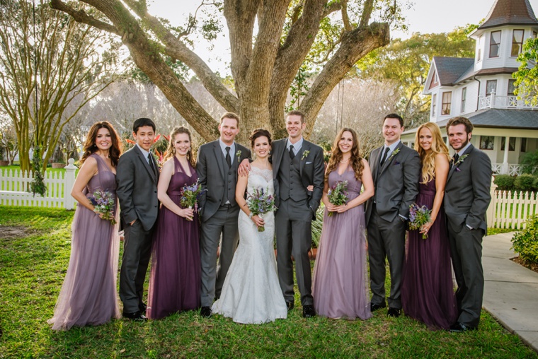 A Rustic Purple Florida Wedding via TheELD.com