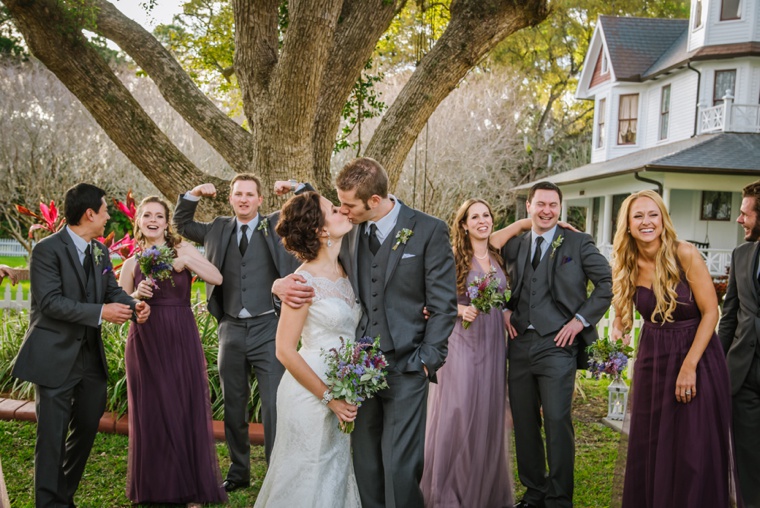 A Rustic Purple Florida Wedding via TheELD.com