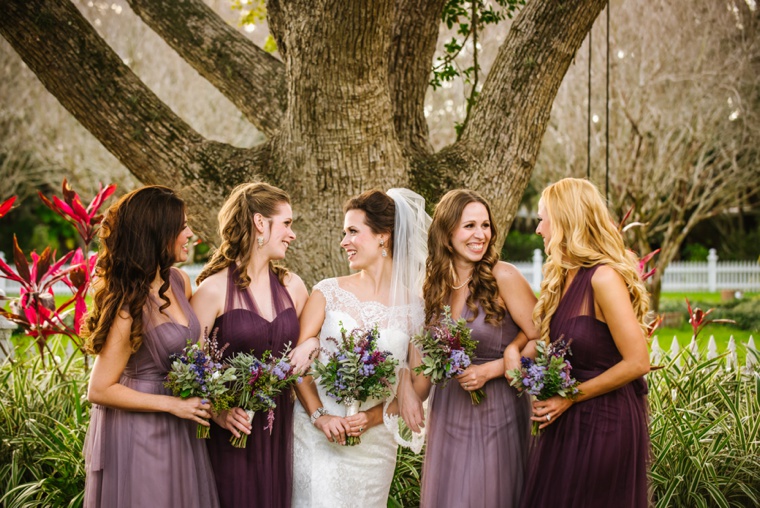 A Rustic Purple Florida Wedding via TheELD.com