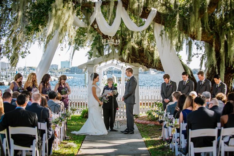 A Rustic Purple Florida Wedding via TheELD.com