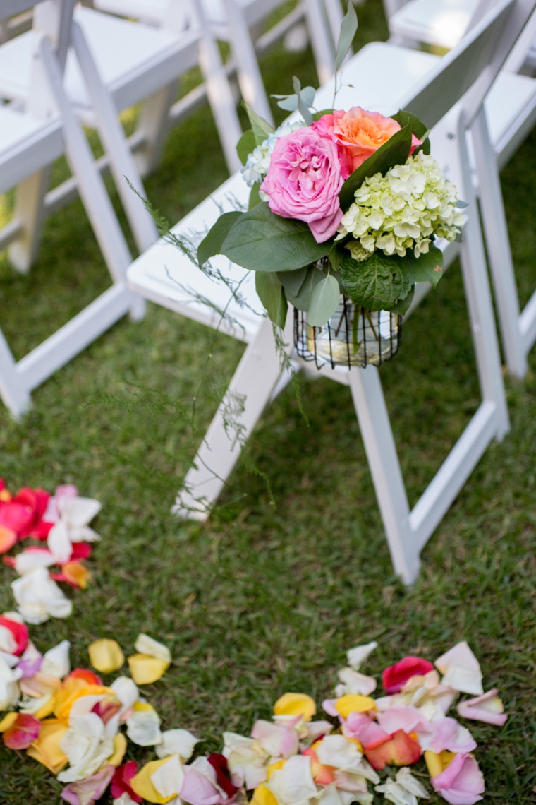 A Pink & Yellow Whimsical Wedding via TheELD.com