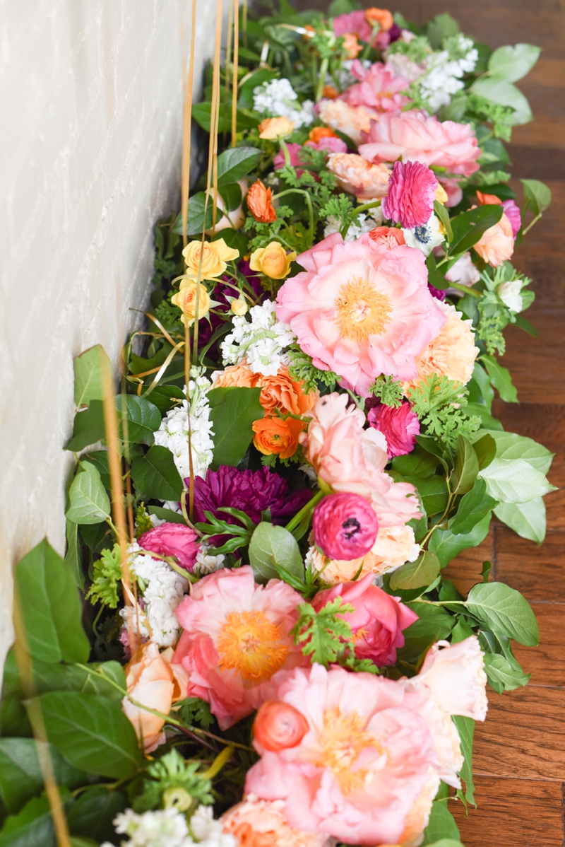 Chic Modern Pink and Orange Wedding Ideas via TheELD.com