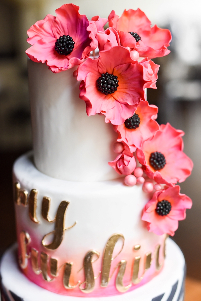 Chic Modern Pink and Orange Wedding Ideas via TheELD.com