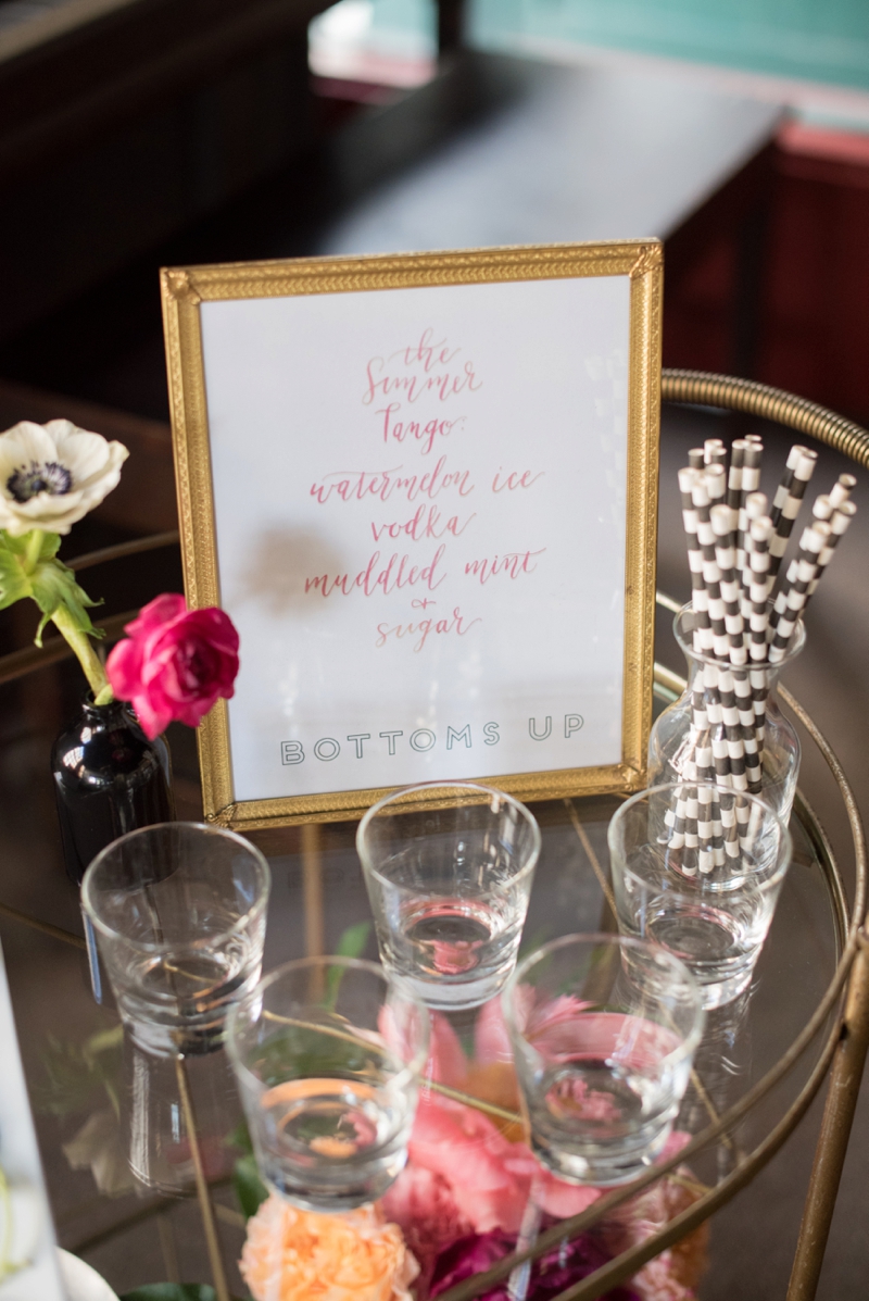 Chic Modern Pink and Orange Wedding Ideas via TheELD.com