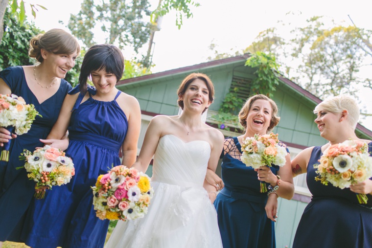 An Eclectic & Whimsical Garden Wedding via TheELD.com