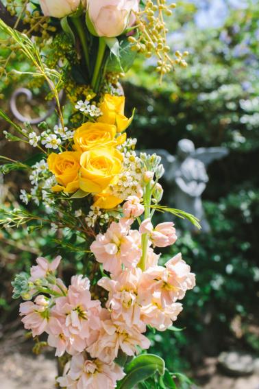 An Eclectic & Whimsical Garden Wedding via TheELD.com
