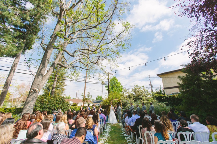 An Eclectic & Whimsical Garden Wedding via TheELD.com