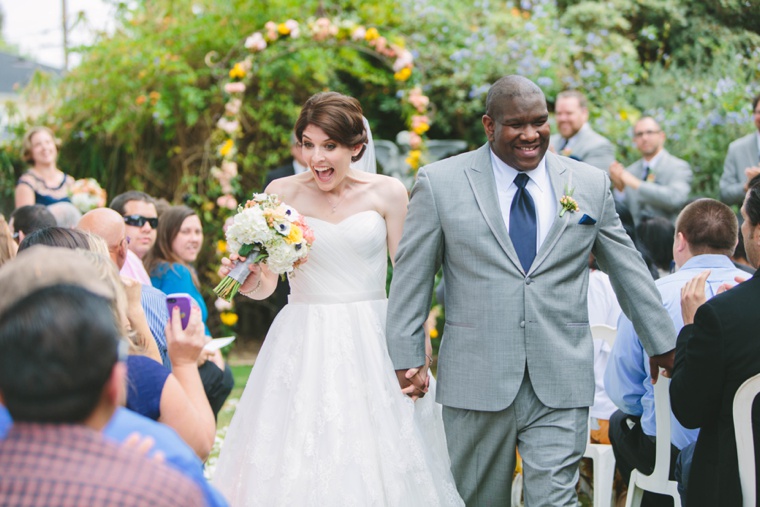 An Eclectic & Whimsical Garden Wedding via TheELD.com