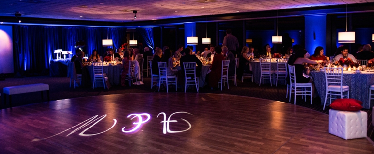 A Red, White, & Blue Rehearsal Dinner via TheELD.com