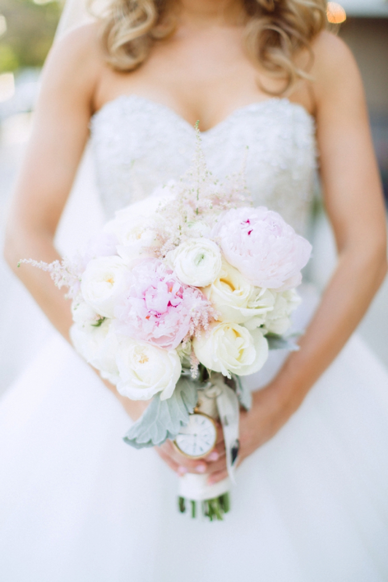 Romantic Blush Yacht Club Wedding via TheELD.com