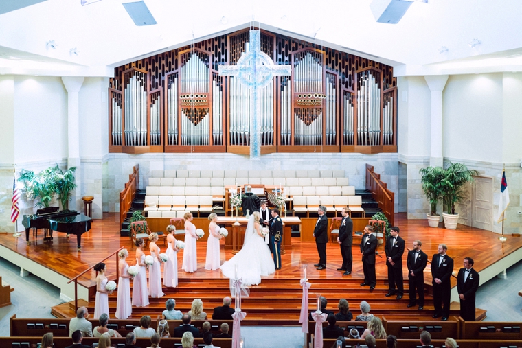 Romantic Blush Yacht Club Wedding via TheELD.com