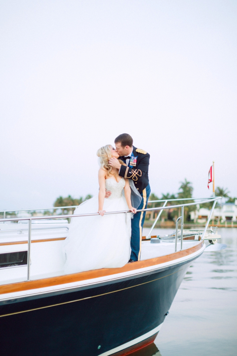 Romantic Blush Yacht Club Wedding via TheELD.com