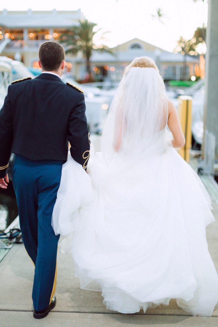 Romantic Blush Yacht Club Wedding via TheELD.com