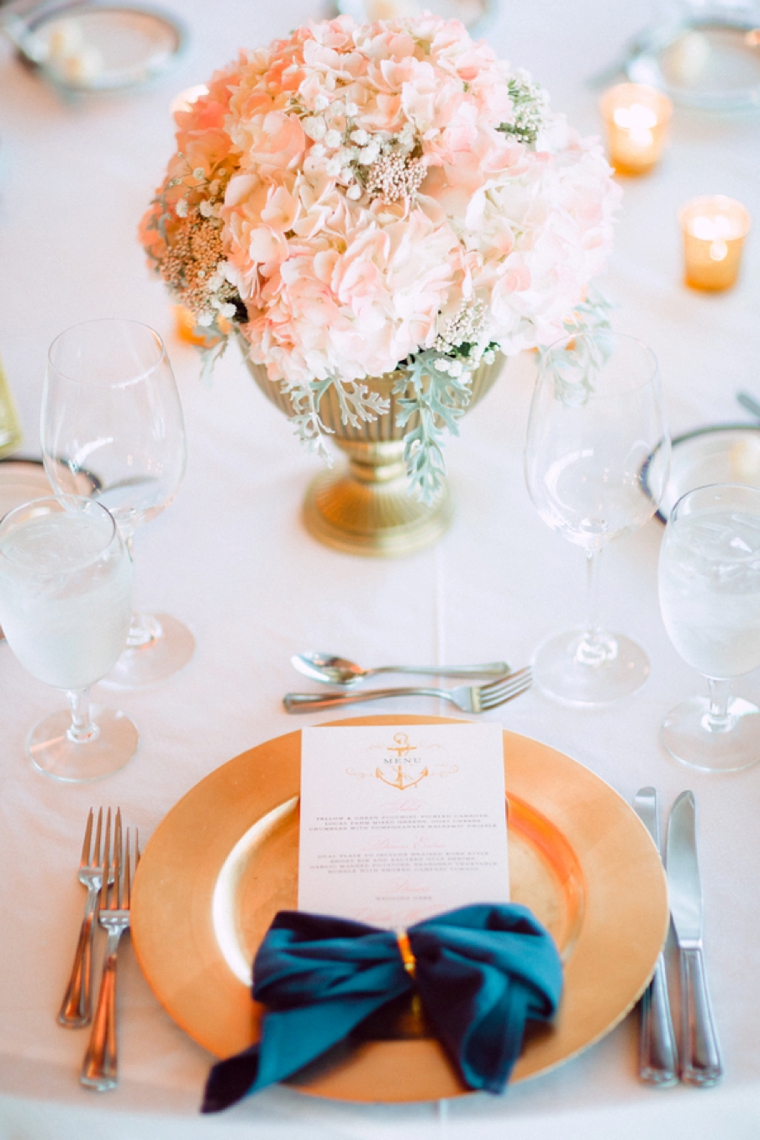 Romantic Blush Yacht Club Wedding via TheELD.com