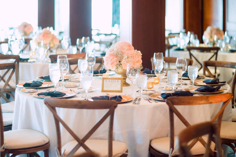 Romantic Blush Yacht Club Wedding via TheELD.com