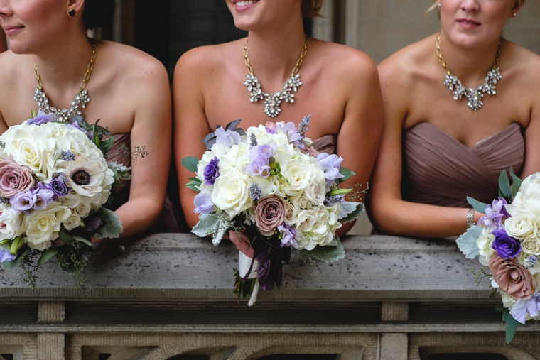 A Purple Rustic Elegant Asheville Wedding via TheELD.com