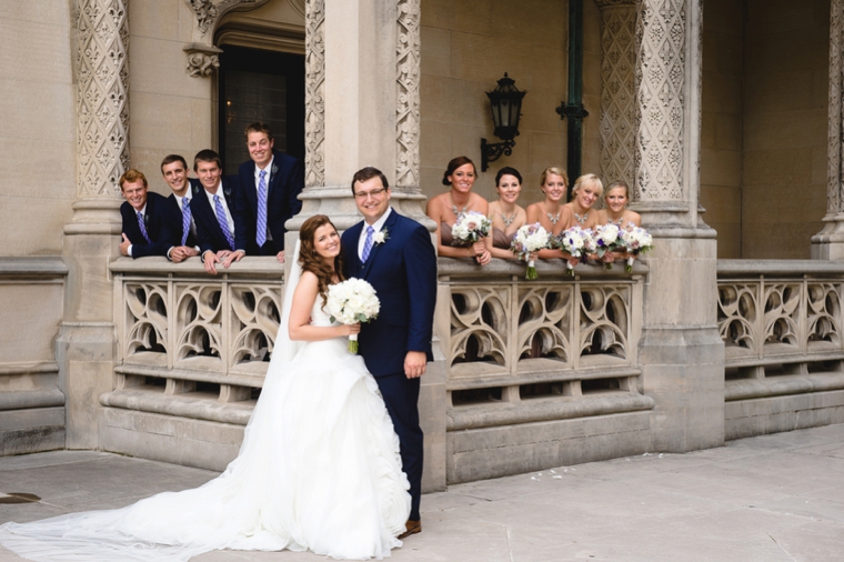 A Purple Rustic Elegant Asheville Wedding via TheELD.com