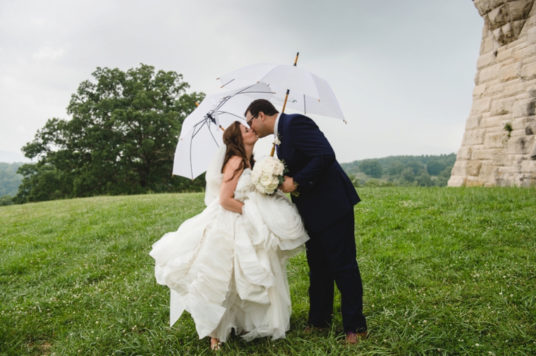 A Purple Rustic Elegant Asheville Wedding via TheELD.com