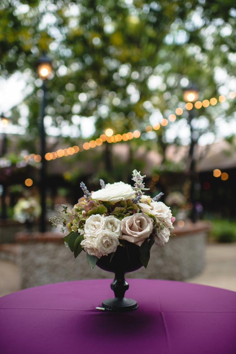 A Purple Rustic Elegant Asheville Wedding via TheELD.com