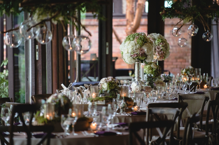 A Purple Rustic Elegant Asheville Wedding via TheELD.com