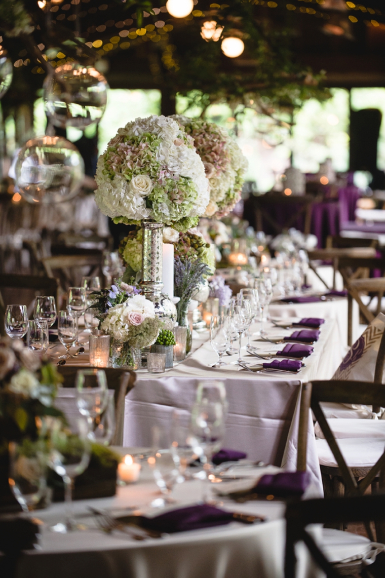 A Purple Rustic Elegant Asheville Wedding via TheELD.com