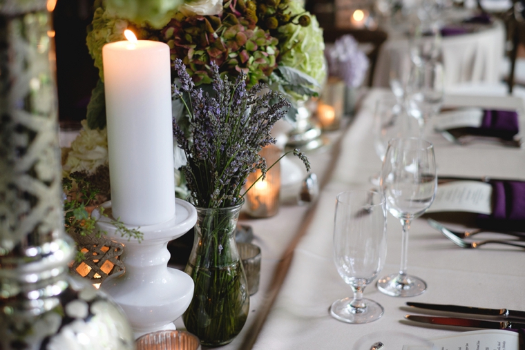 A Purple Rustic Elegant Asheville Wedding via TheELD.com