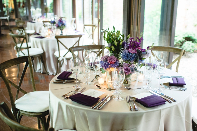 A Purple Rustic Elegant Asheville Wedding via TheELD.com