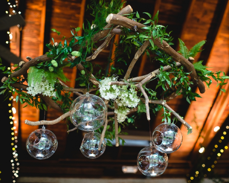 A Purple Rustic Elegant Asheville Wedding via TheELD.com