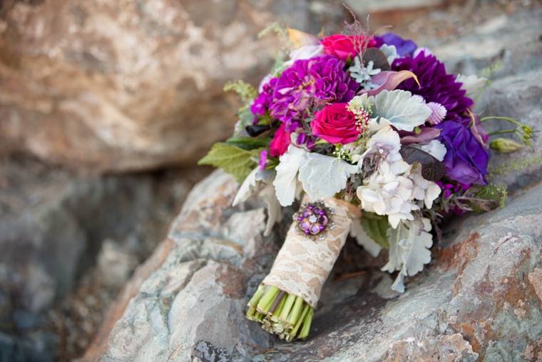 A Rustic Purple Colorado Wedding via TheELD.com