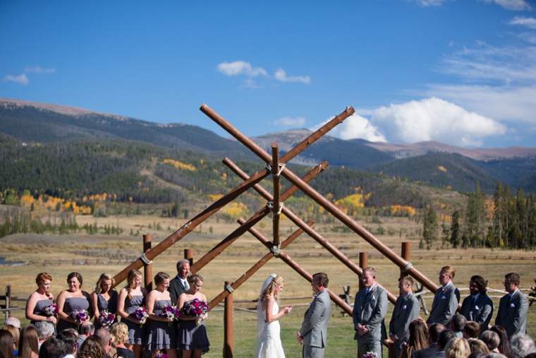 A Rustic Purple Colorado Wedding via TheELD.com