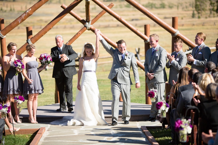 A Rustic Purple Colorado Wedding via TheELD.com