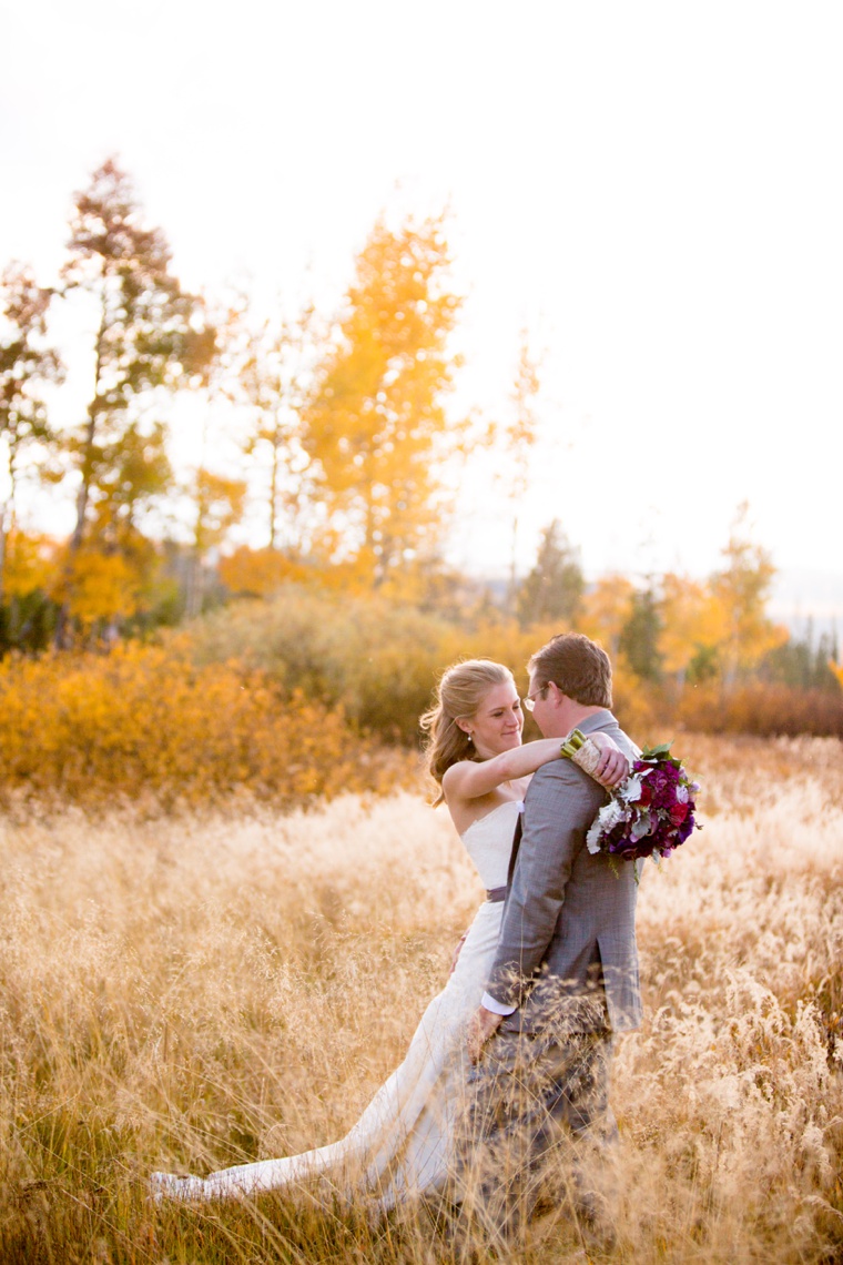 A Rustic Purple Colorado Wedding via TheELD.com