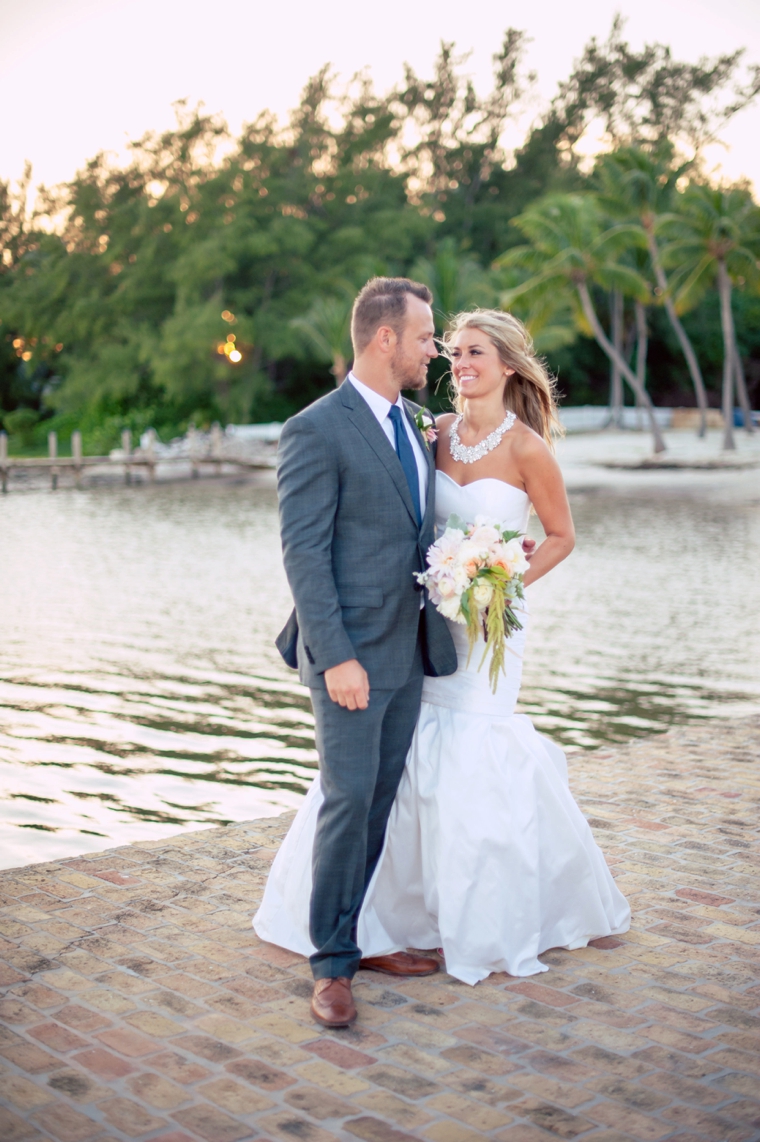 A Romantic Oceanside Wedding In The Keys via TheELD.com