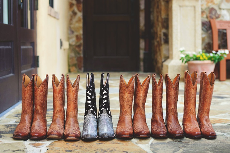 A Yellow and Blue Rustic Florida Wedding via TheELD.com