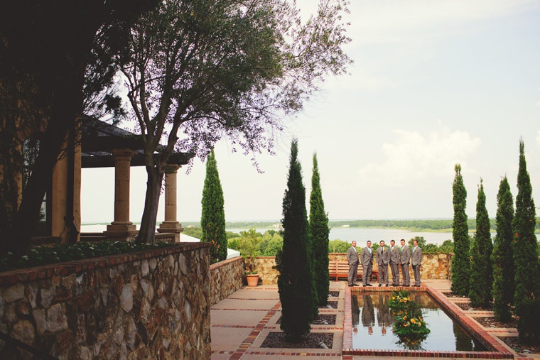 A Yellow and Blue Rustic Florida Wedding via TheELD.com