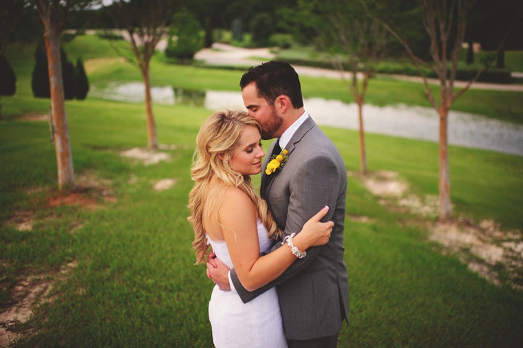 A Yellow and Blue Rustic Florida Wedding via TheELD.com