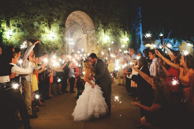 A Yellow and Blue Rustic Florida Wedding via TheELD.com