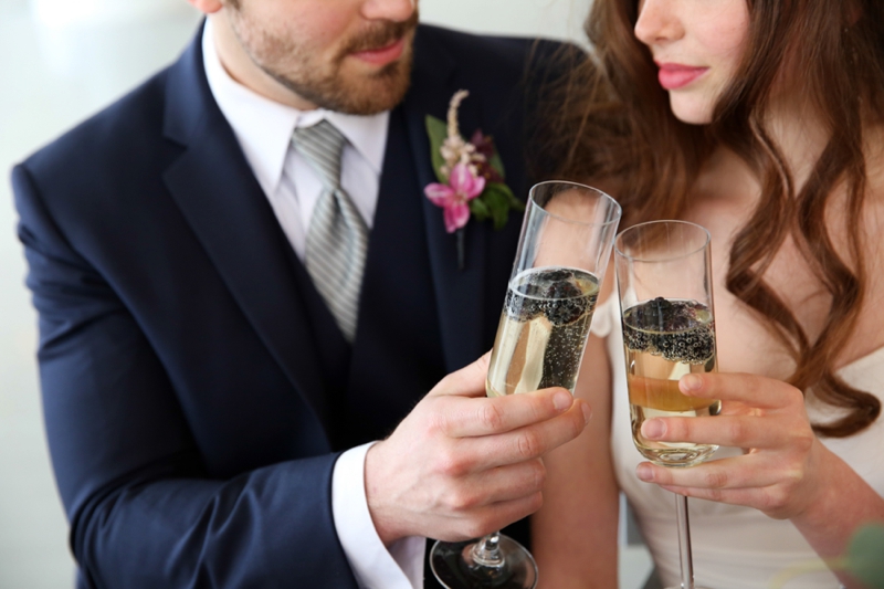Bold & Romantic Chicago Loft Wedding Ideas via TheELD.com