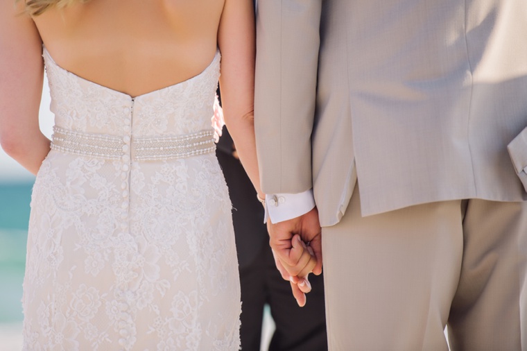 An Elegant Beach Wedding via TheELD.com