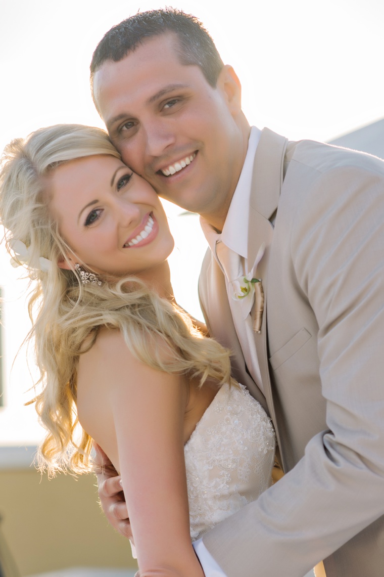 An Elegant Beach Wedding via TheELD.com