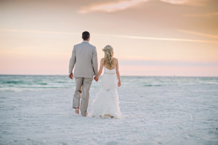 An Elegant Beach Wedding via TheELD.com