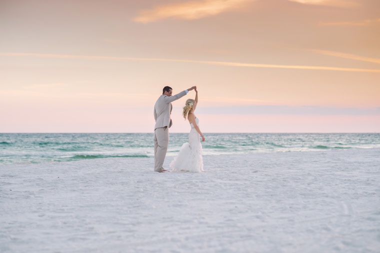 An Elegant Beach Wedding via TheELD.com