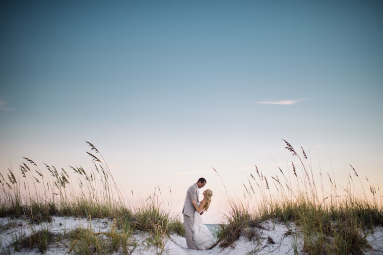 An Elegant Beach Wedding via TheELD.com