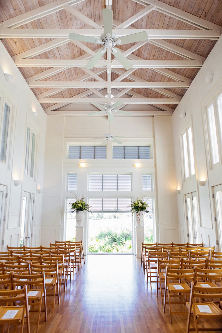 An Elegant Navy & White Carillon Beach Wedding via TheELD.com