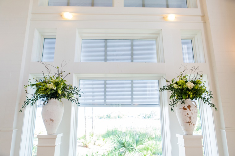 An Elegant Navy & White Carillon Beach Wedding via TheELD.com