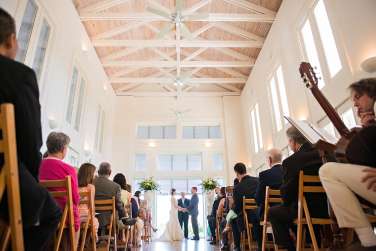 An Elegant Navy & White Carillon Beach Wedding via TheELD.com