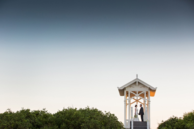 An Elegant Navy & White Carillon Beach Wedding via TheELD.com